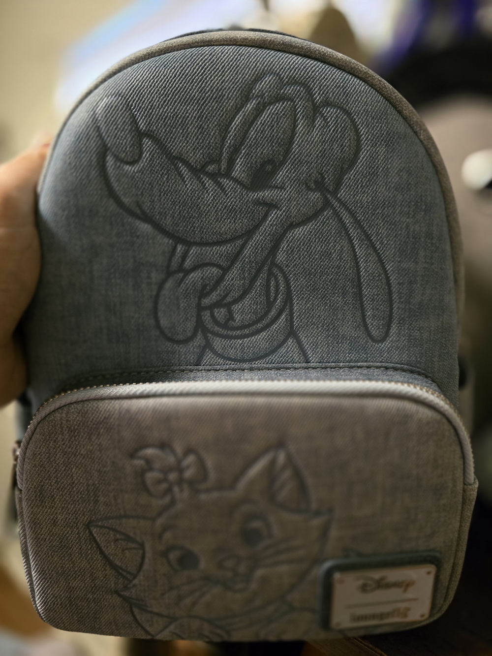 Disney Grey Character Mini Backpack